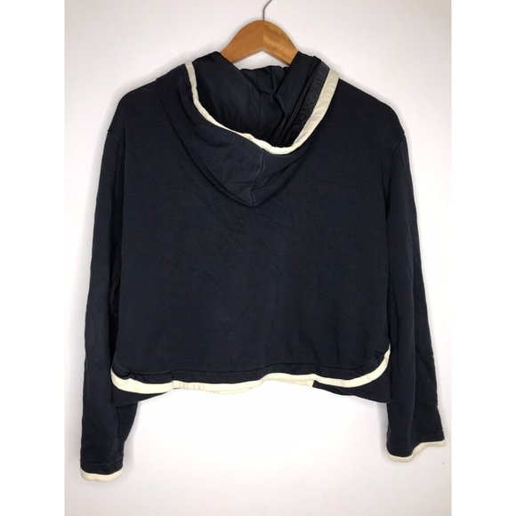 Scotch & Soda Women's Medium Navy Blue Full Zip Hoodie Sweater - Picture 10 of 12
